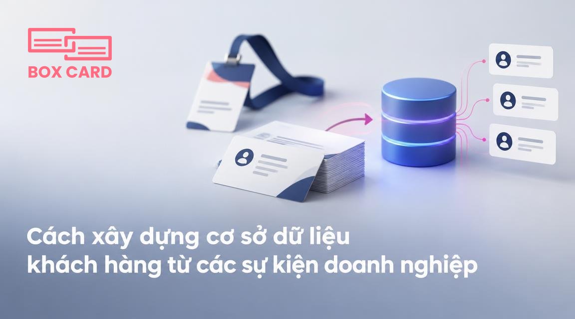 Cách xây dựng cơ sở dữ liệu khách hàng từ các sự kiện doanh nghiệp