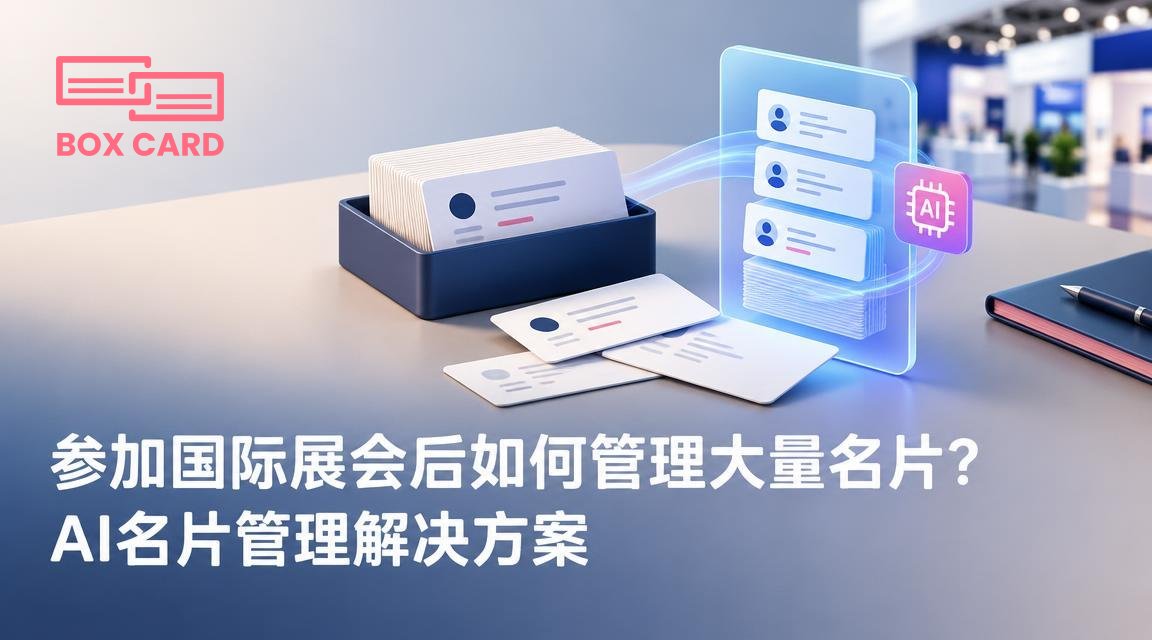 参加国际展会后如何管理大量名片？AI名片管理解决方案