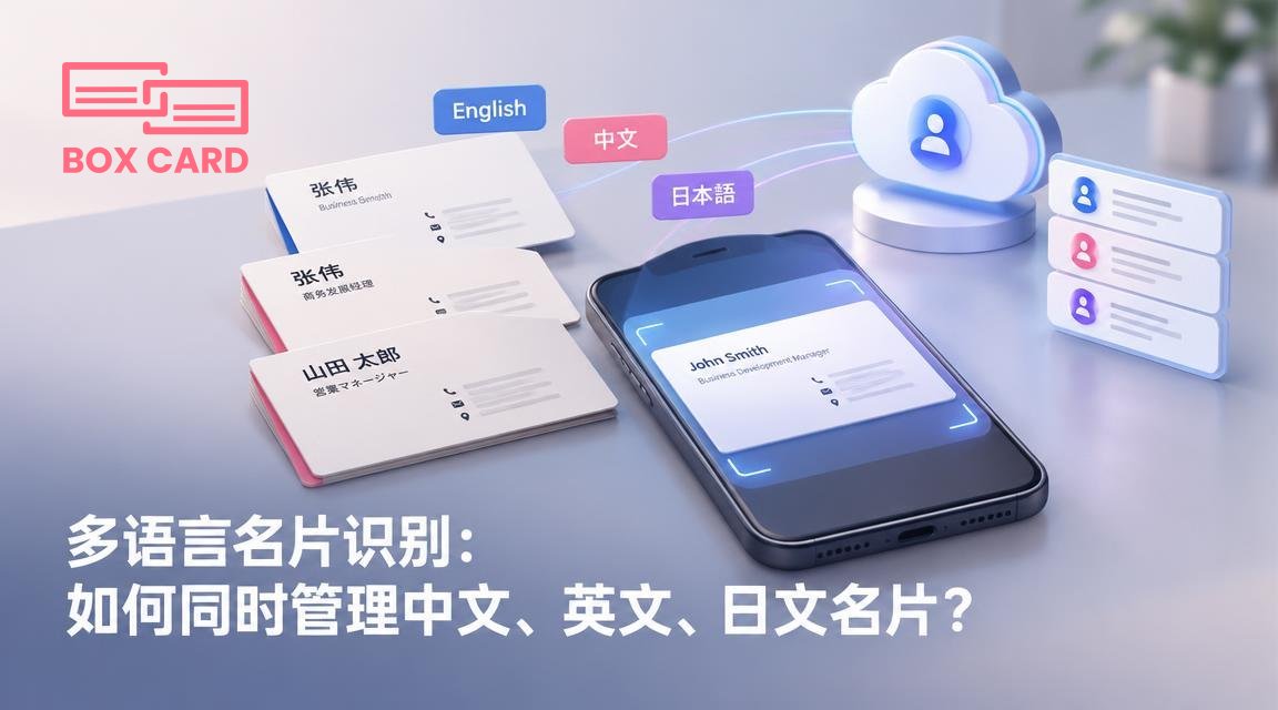 多语言名片识别：如何同时管理中文、英文、日文名片？