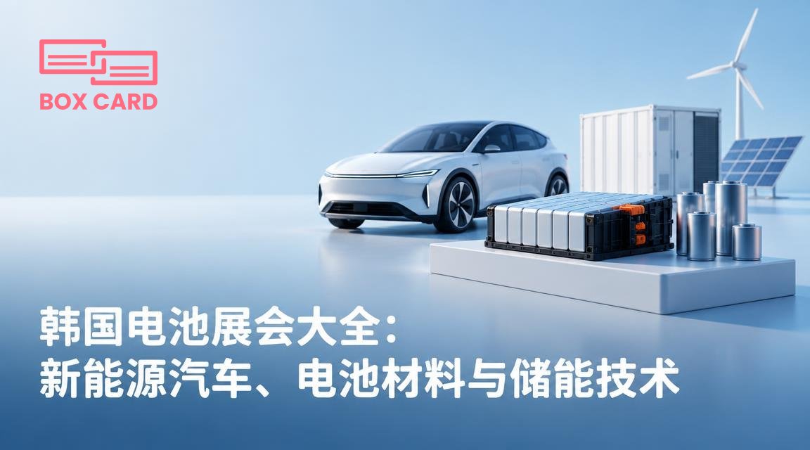 韩国电池展会大全：新能源汽车、电池材料与储能技术