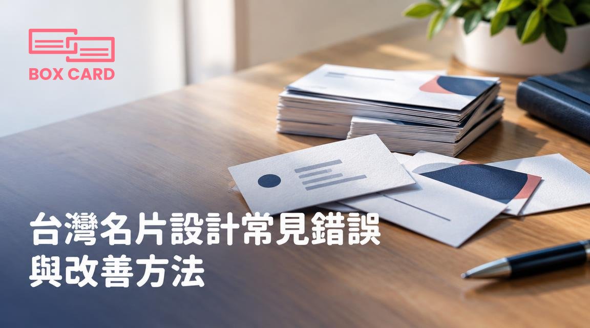台灣名片設計常見錯誤與改善方法