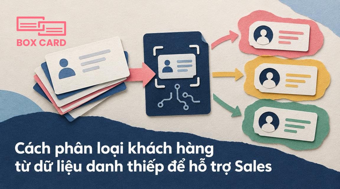 Cách phân loại khách hàng từ dữ liệu danh thiếp để hỗ trợ Sales