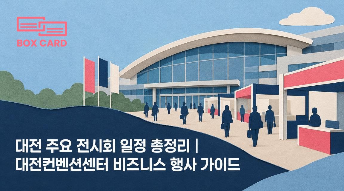 대전 주요 전시회 일정 총정리｜대전컨벤션센터 비즈니스 행사 가이드