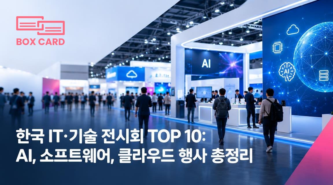 한국 IT·기술 전시회 TOP 10: AI, 소프트웨어, 클라우드 행사 총정리
