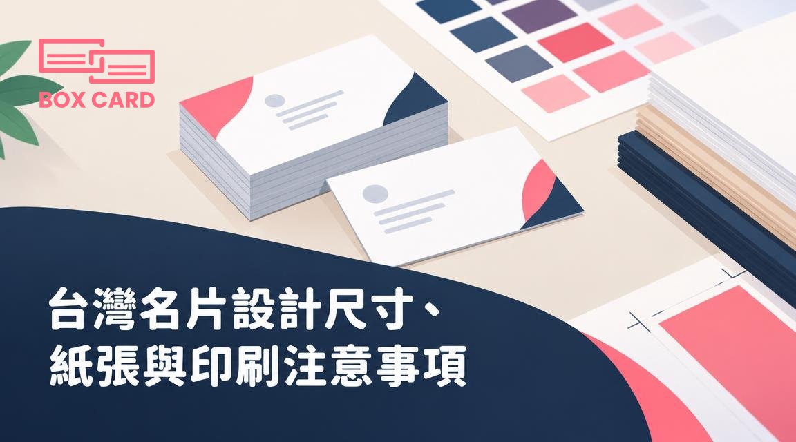 台灣名片設計尺寸、紙張與印刷注意事項