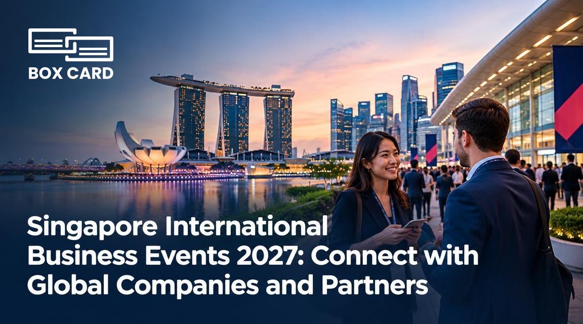 Singapore International Business Events 2027: Connect with Global Companies and Partners