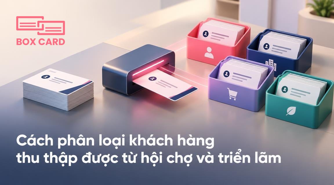 Cách phân loại khách hàng thu thập được từ hội chợ và triển lãm