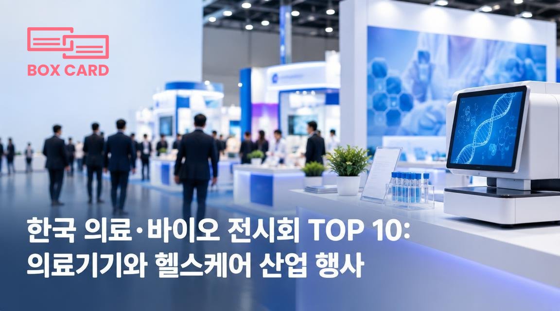 한국 의료·바이오 전시회 TOP 10: 의료기기와 헬스케어 산업 행사