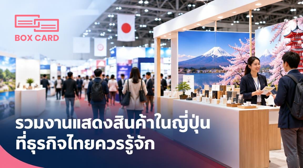รวมงานแสดงสินค้าในญี่ปุ่นที่ธุรกิจไทยควรรู้จัก