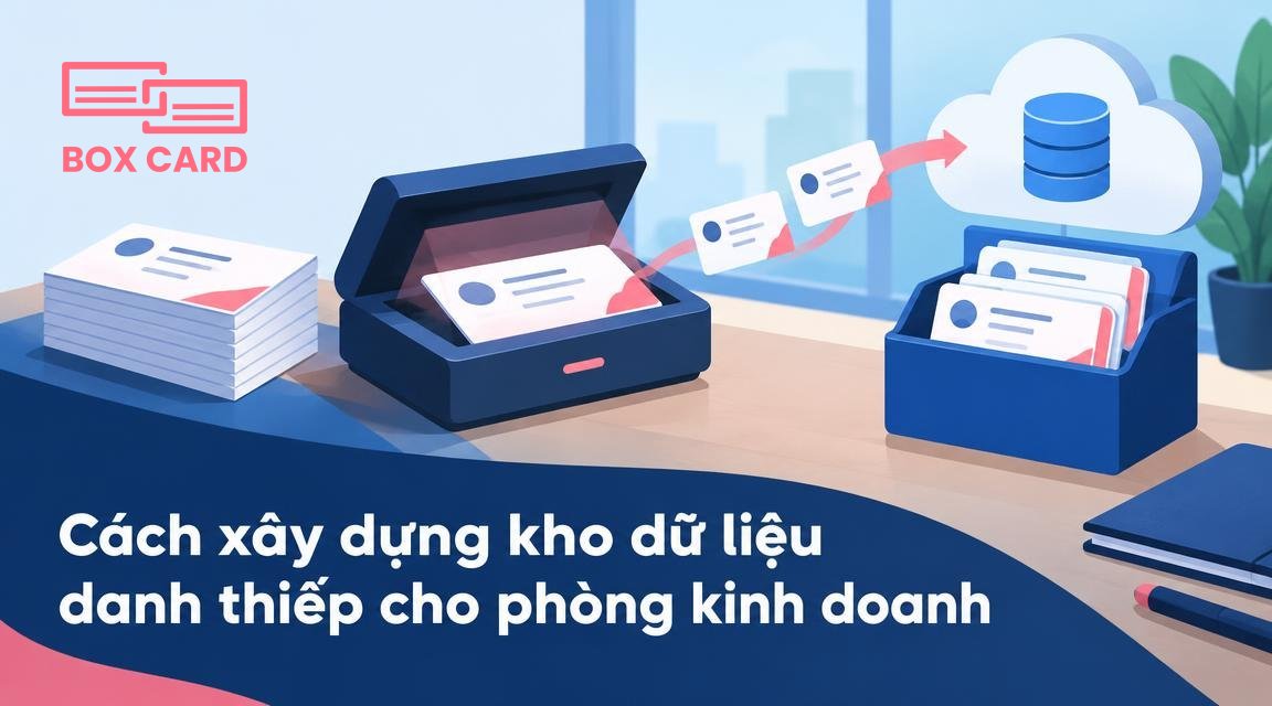 Cách xây dựng kho dữ liệu danh thiếp cho phòng kinh doanh