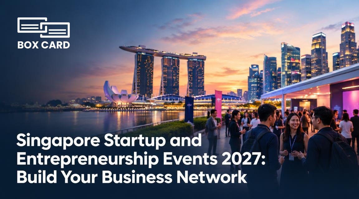 Singapore Startup and Entrepreneurship Events 2027: Build Your Business Network