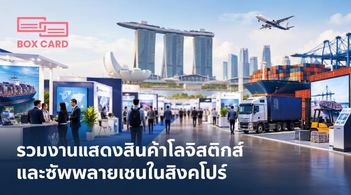รวมงานแสดงสินค้าโลจิสติกส์และซัพพลายเชนในสิงคโปร์
