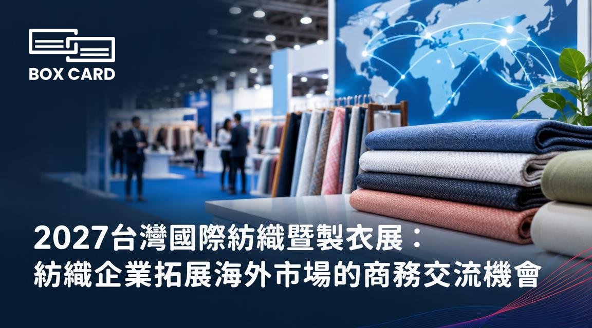 2027台灣國際紡織暨製衣展：紡織企業拓展海外市場的商務交流機會