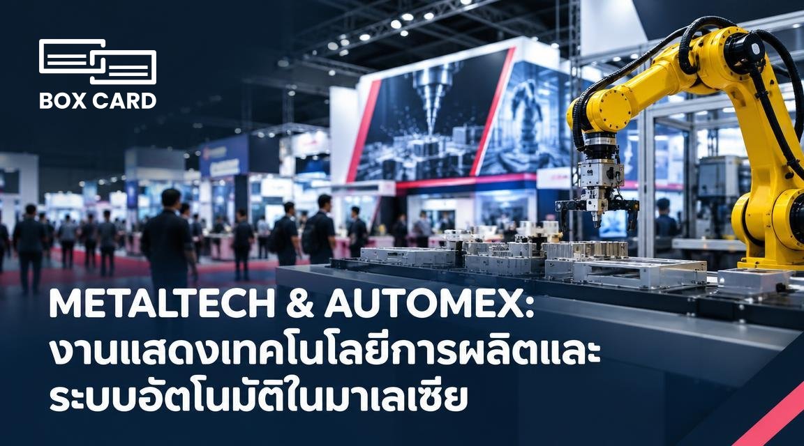 METALTECH & AUTOMEX: งานแสดงเทคโนโลยีการผลิตและระบบอัตโนมัติในมาเลเซีย