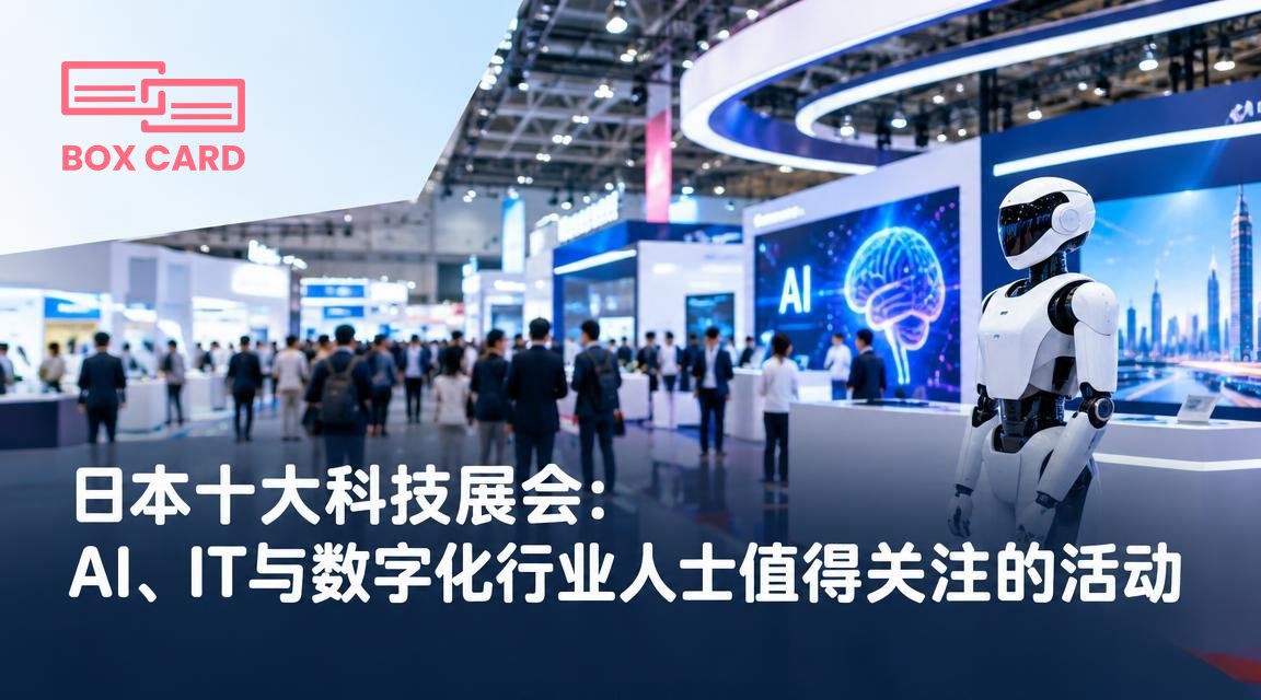 日本十大科技展会：AI、IT与数字化行业人士值得关注的活动