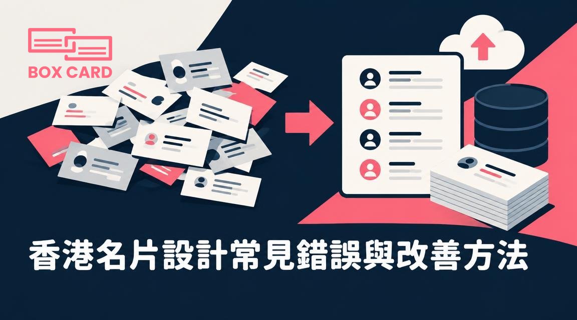 香港名片設計常見錯誤與改善方法
