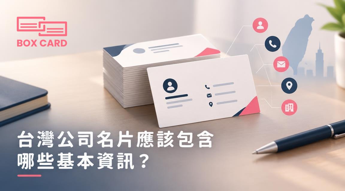 台灣公司名片應該包含哪些基本資訊？