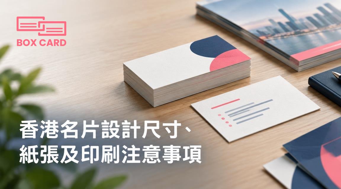 香港名片設計尺寸、紙張及印刷注意事項