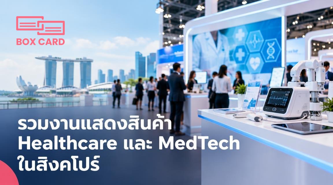 รวมงานแสดงสินค้า Healthcare และ MedTech ในสิงคโปร์
