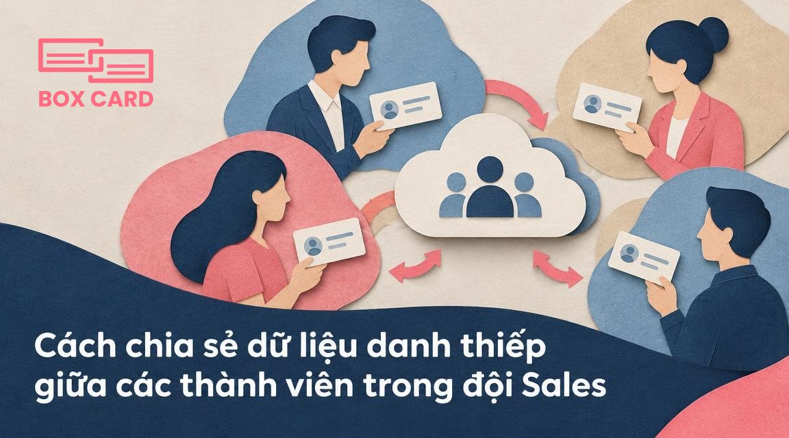 Cách chia sẻ dữ liệu danh thiếp giữa các thành viên trong đội Sales